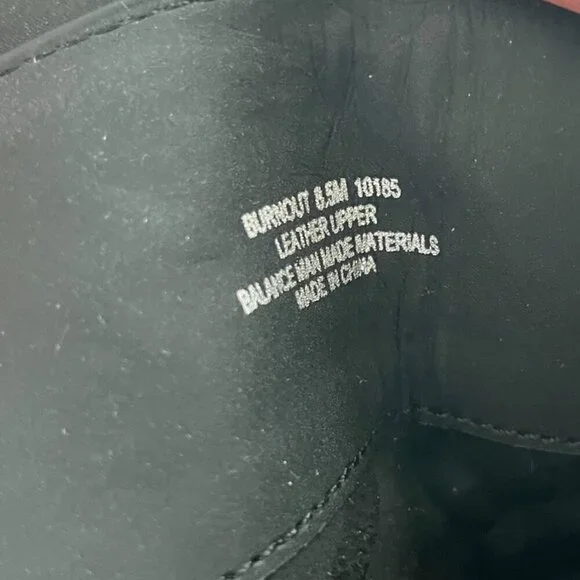 SOLD NEW Naked Feet Burnout Black Boots, Size 8.5 - Picture 11 of 12